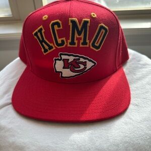 Mitchell & Ness Red KCMO SnapBack